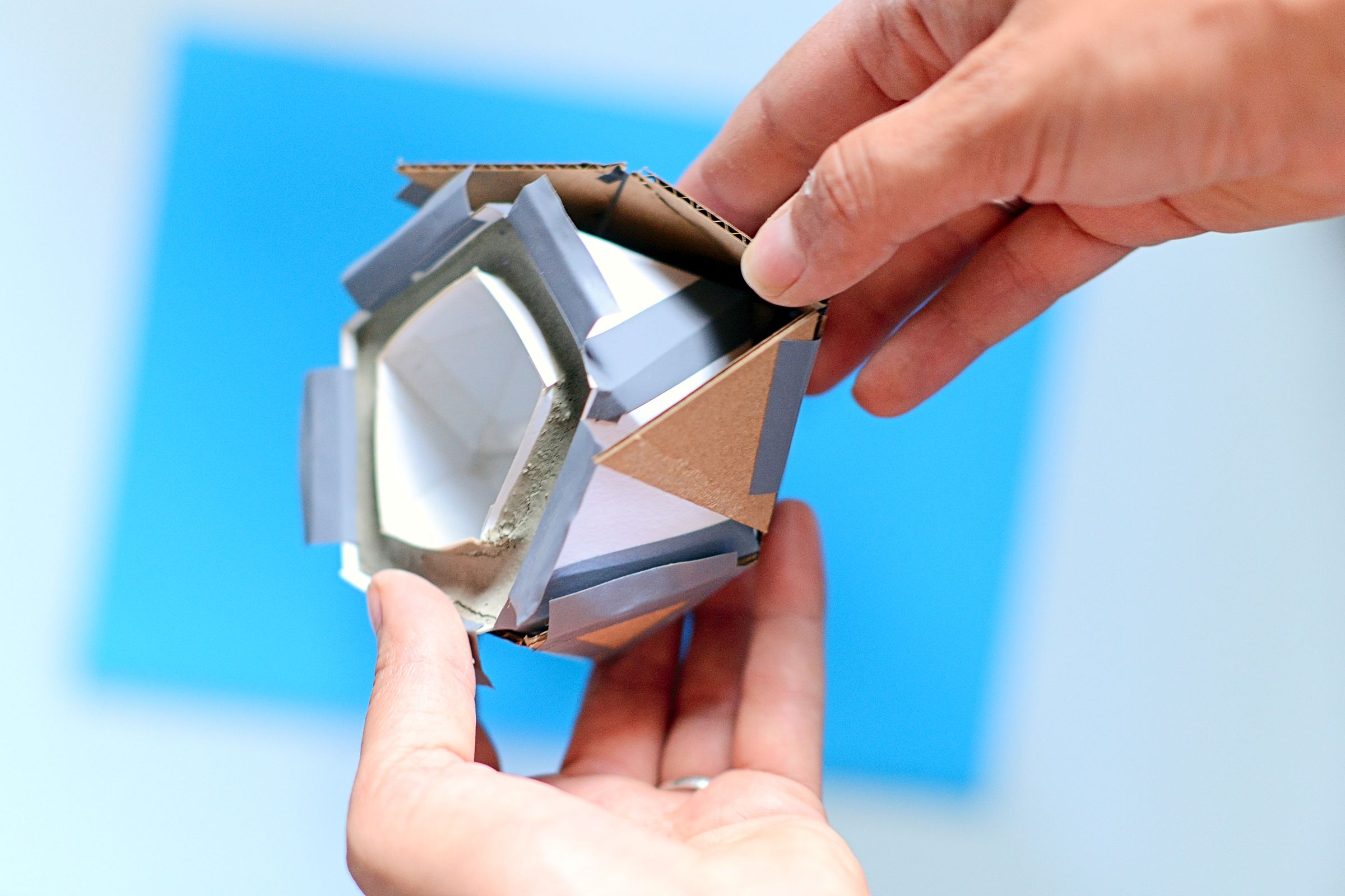 Geometric Concrete Planters Made With Paper Molds 10 Steps (with