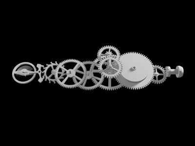 Mechanical Pocket Watch for 3D Print : 4 Steps - Instructables
