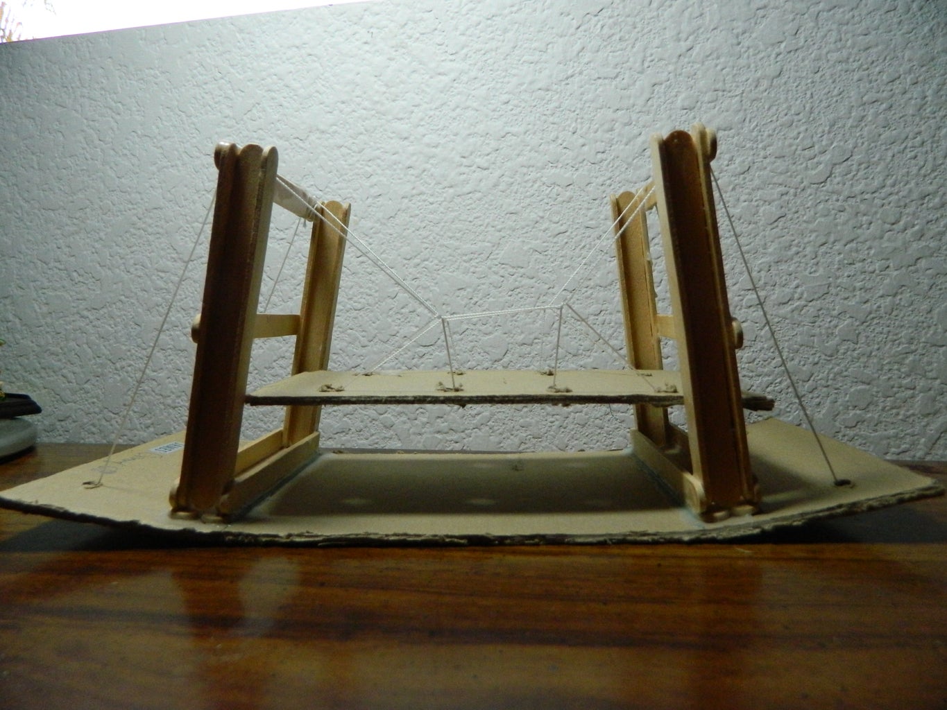 Simple Suspension Bridge Model : 8 Steps - Instructables