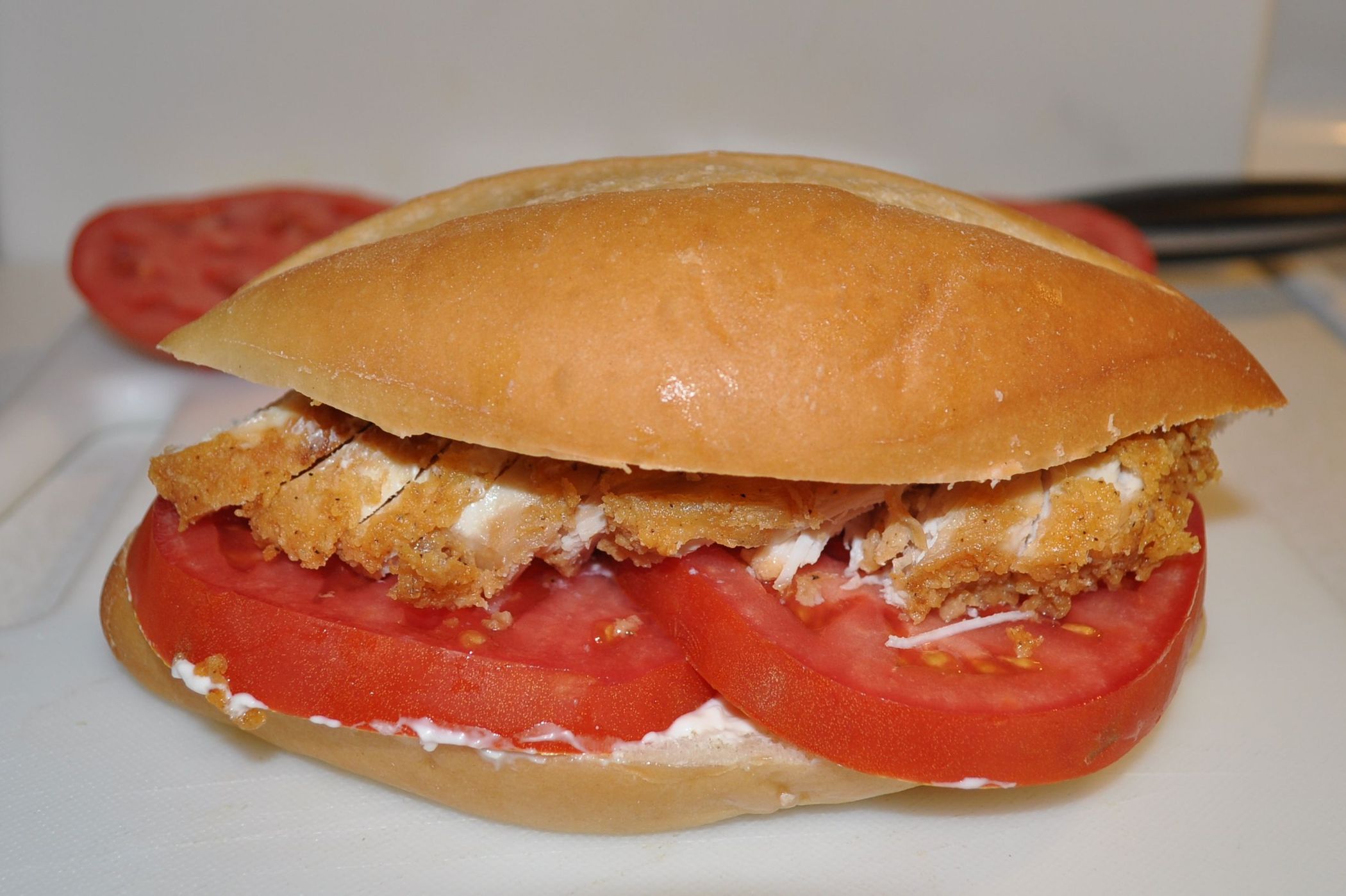 Leftover Fried Chicken Sandwich 5 Steps Instructables