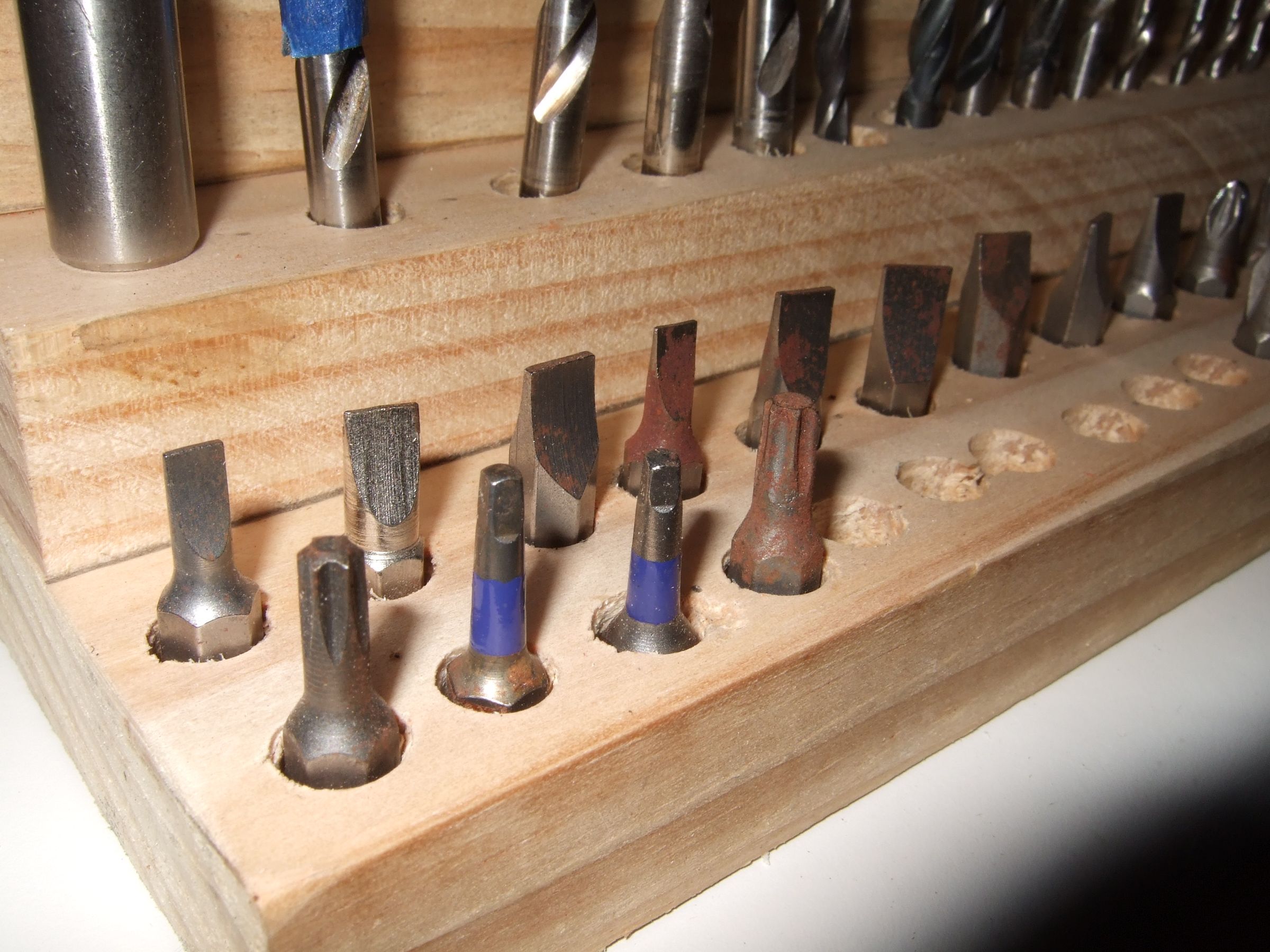 Drill Bits Organizer Instructables