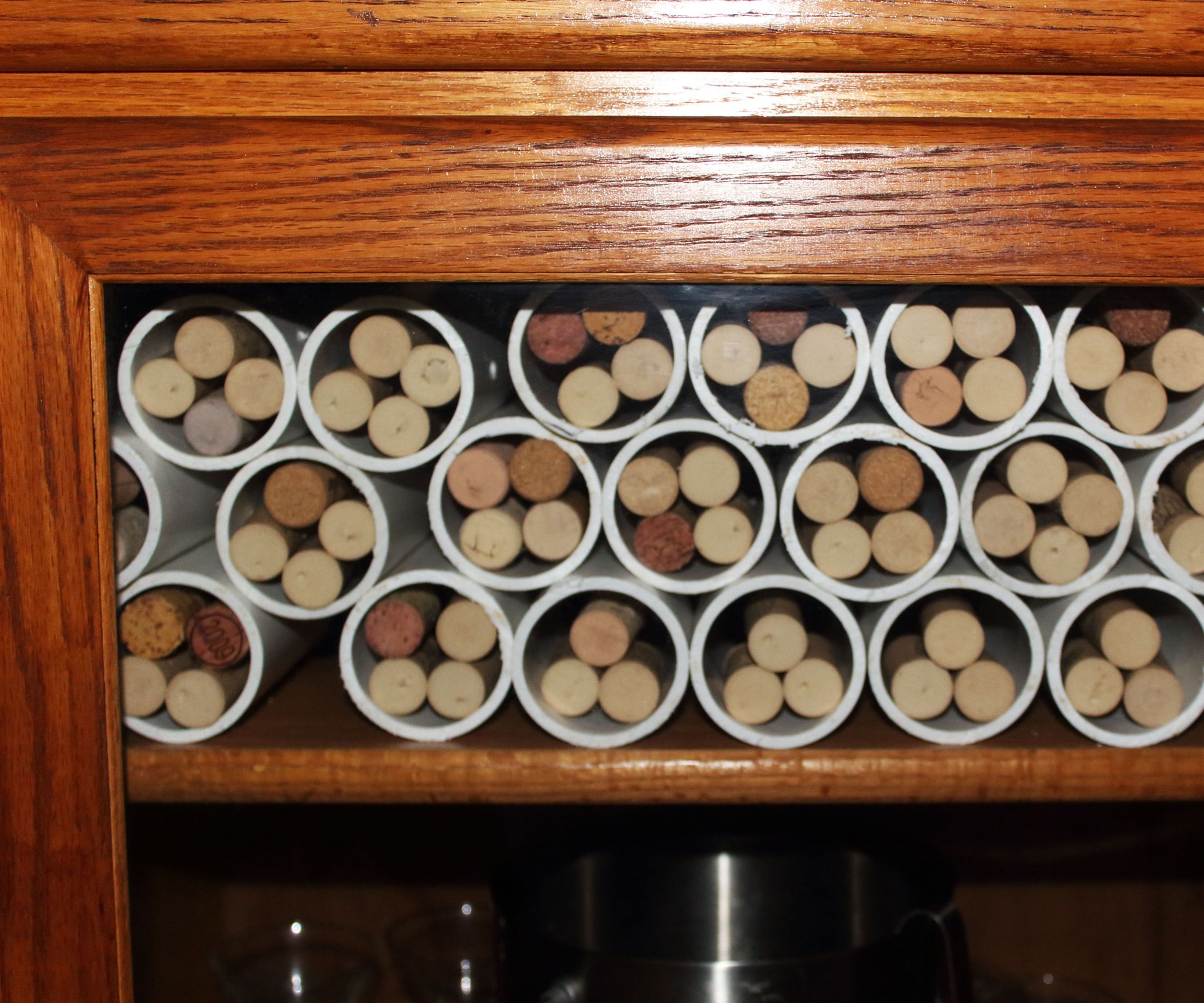 PVC Wine Cork Holder 5 Steps Instructables