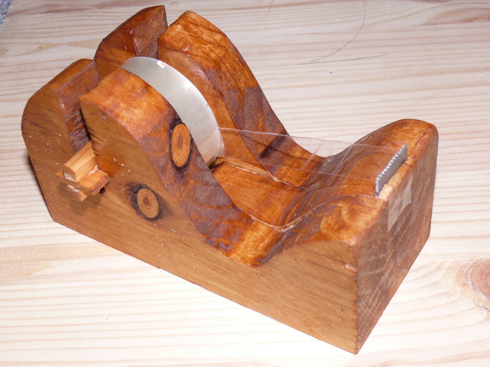 Wooden Tape Dispenser 6 Steps (with Pictures) Instructables