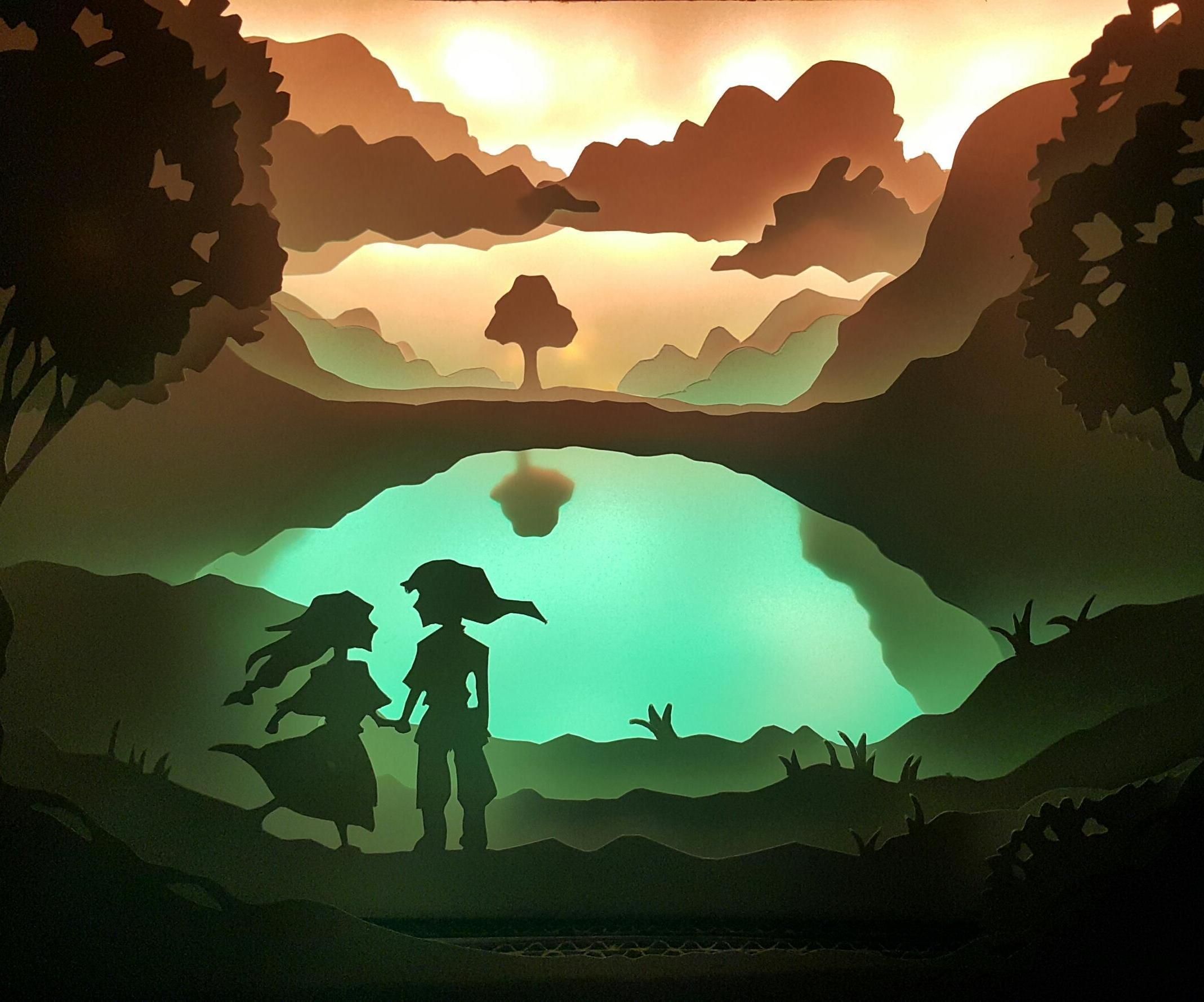 Light Box Using Cardboard