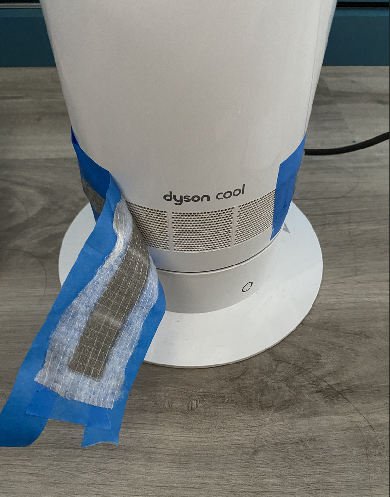 clean dyson bladeless fan