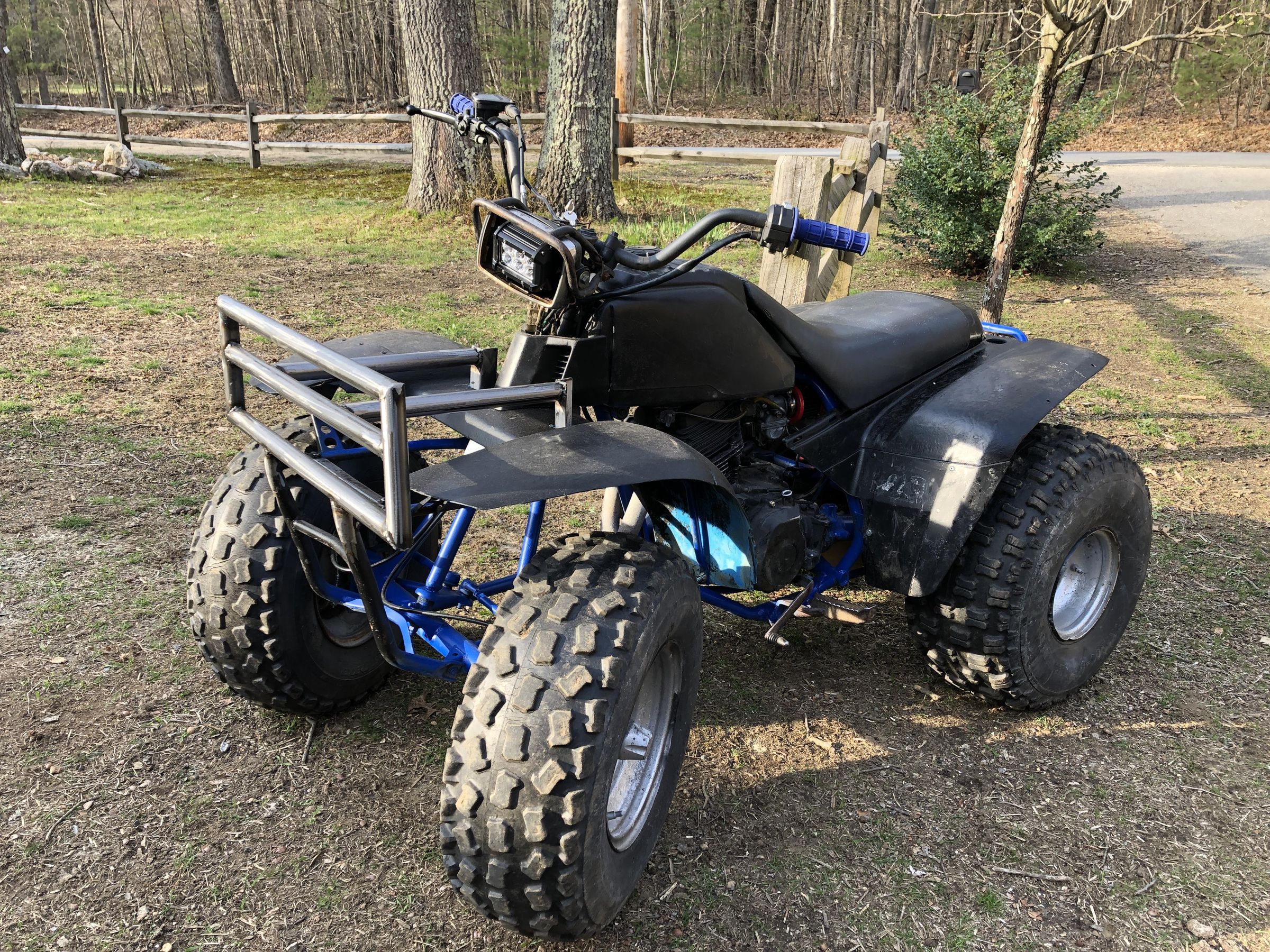A 400 Quad Rebuilding a 240 1985 Yamaha Moto 4 Four Wheeler on the