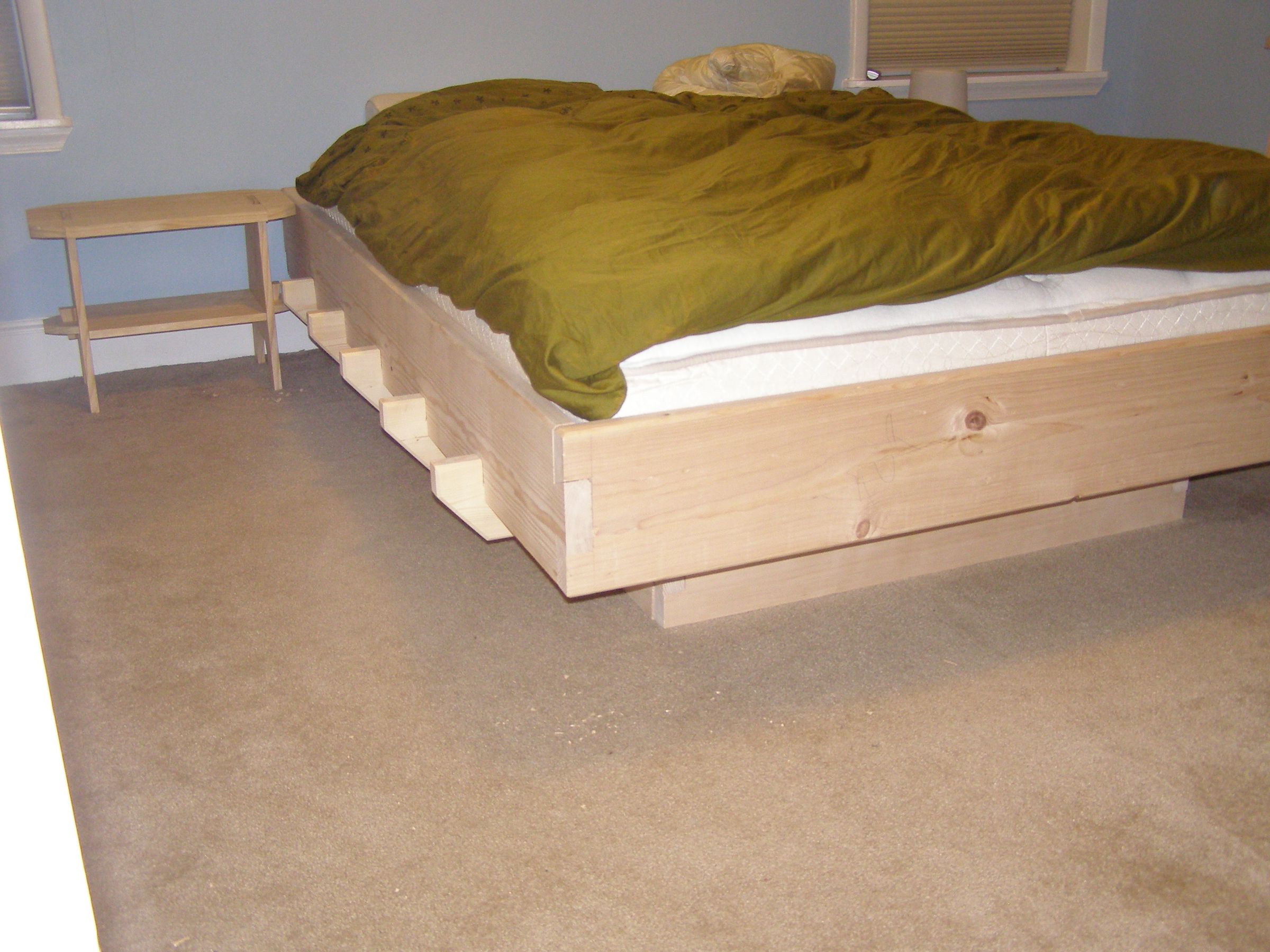Bed Frame Knockdown No Fasteners Or Glue 8 Steps Instructables
