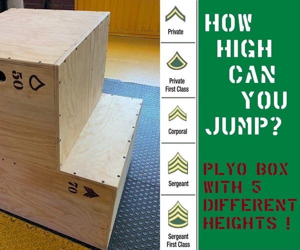 Plyometric Box With 5 Different Heights!