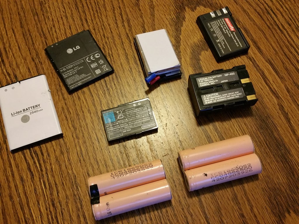 Recovering Lithium Ion Batteries 8 Steps Instructables
