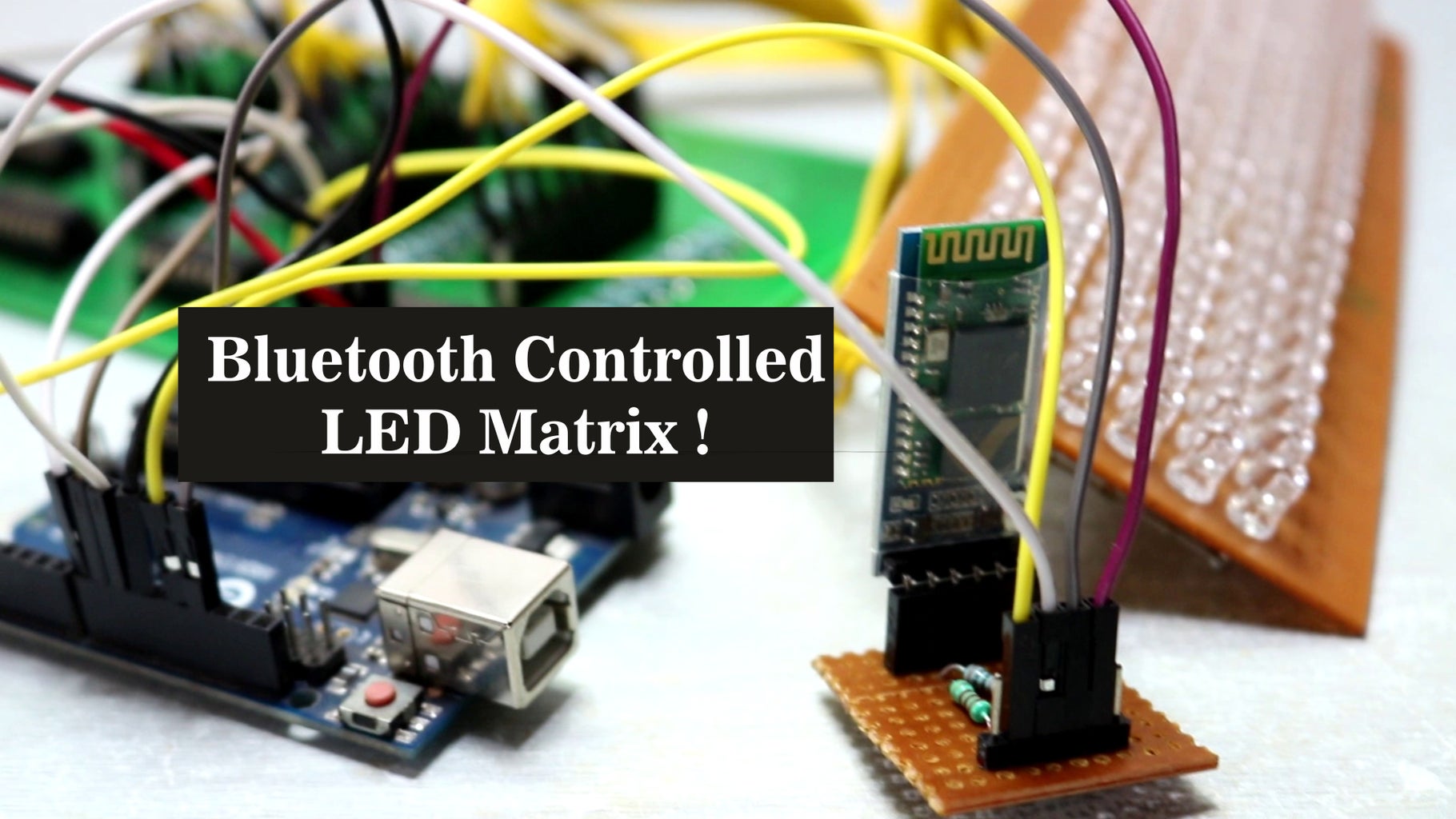 Bluetooth Controlled LED Matrix ! : 8 Steps (with Pictures) - Instructables