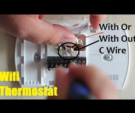 How to Install a Wifi Thermostat With or With Out C Wire : 5 Steps