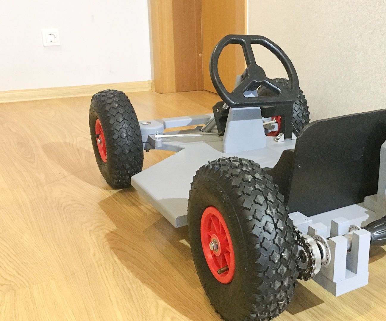 DIY guide for Drill Powered Go Kart with step-by-step instructions