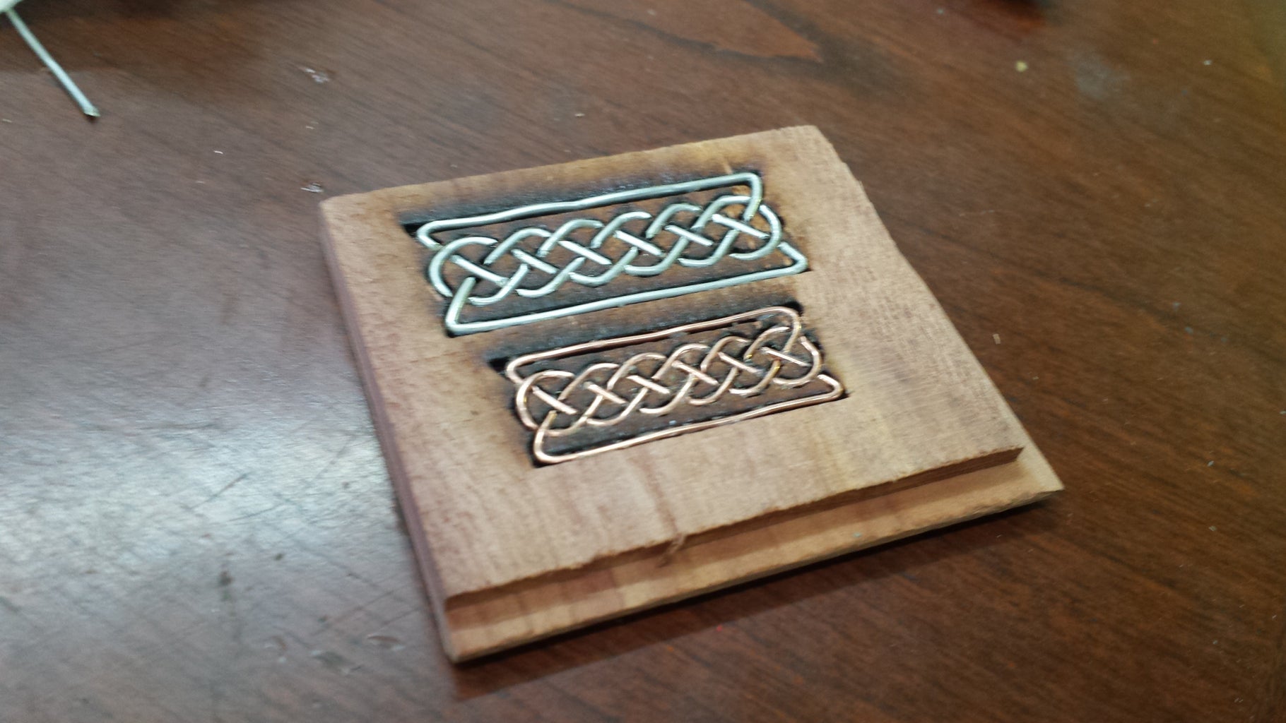 Simplified Wire Inlay on Wood 11 Steps (with Pictures) Instructables