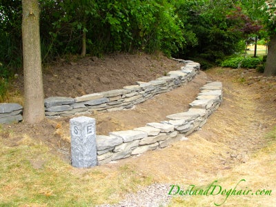 Two Tier Dry Stack Garden Wall 8 Steps With Pictures Instructables - How To Make A Dry Stack Stone Wall Two Tier Dry Stack Garden Wall 8 Steps With Pictures Instructables - How To Make A Dry Stack Stone Wall