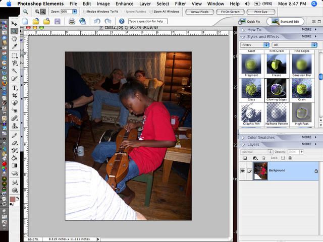 Designing Fabric Portaits/quilts Using Photoshop