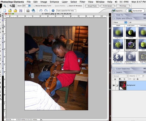 Designing Fabric Portaits/quilts Using Photoshop