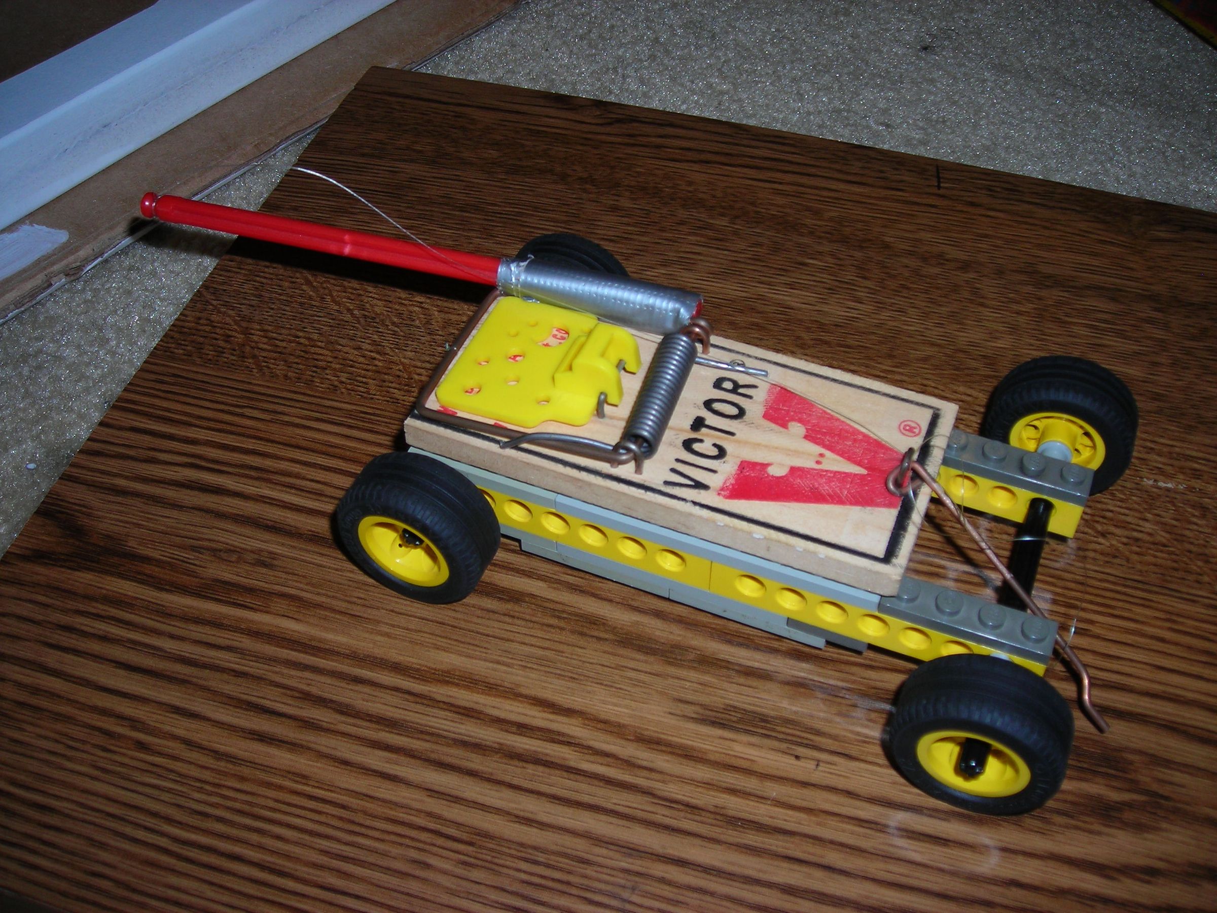 lego mousetrap car DIY Project DIY Project Image