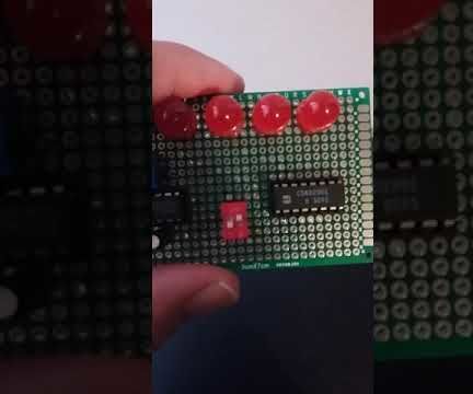 4 bits binary counter up/down DIY Project DIY Project Image