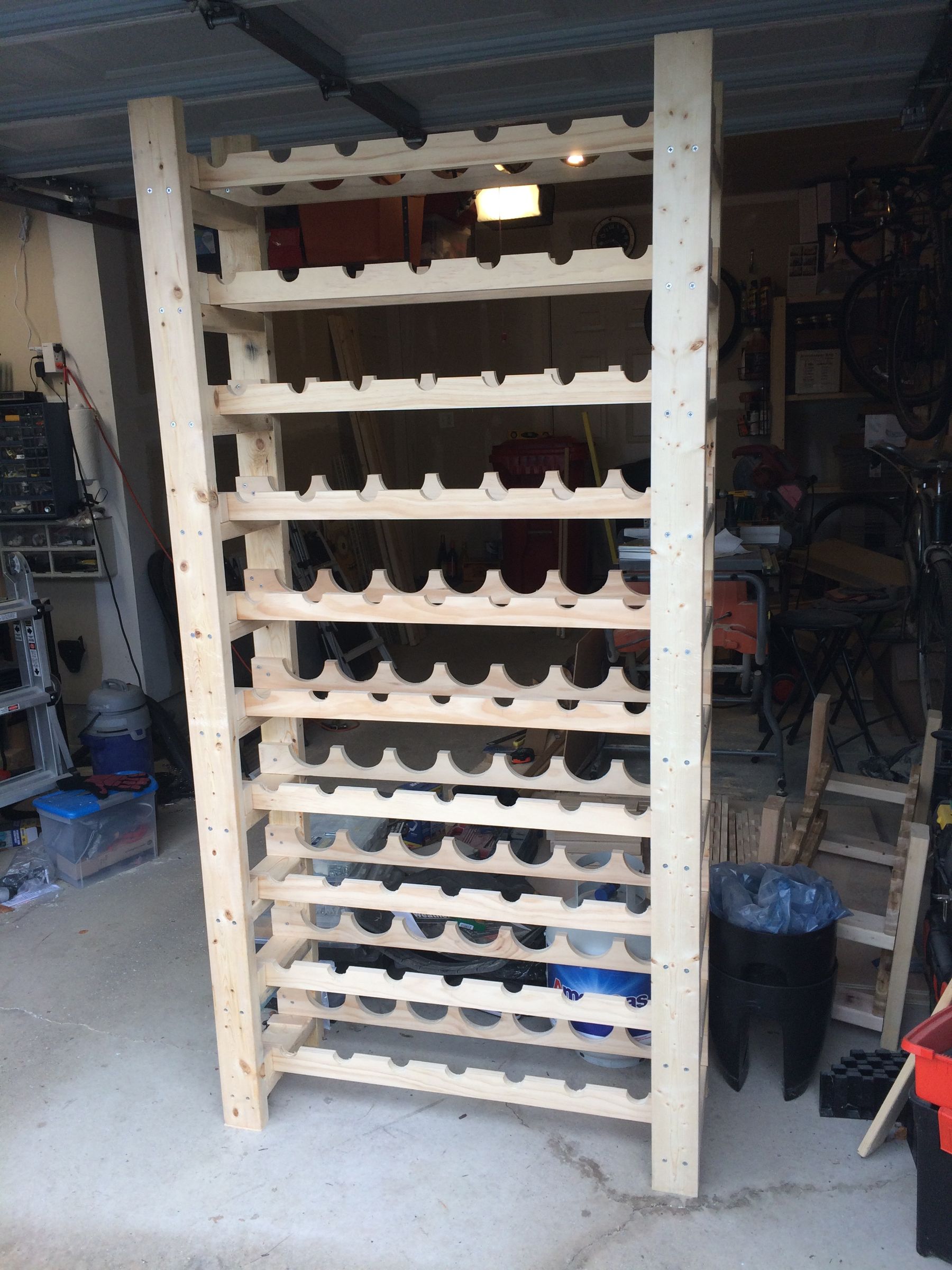 Wine Rack Tower 19 Steps (with Pictures) Instructables