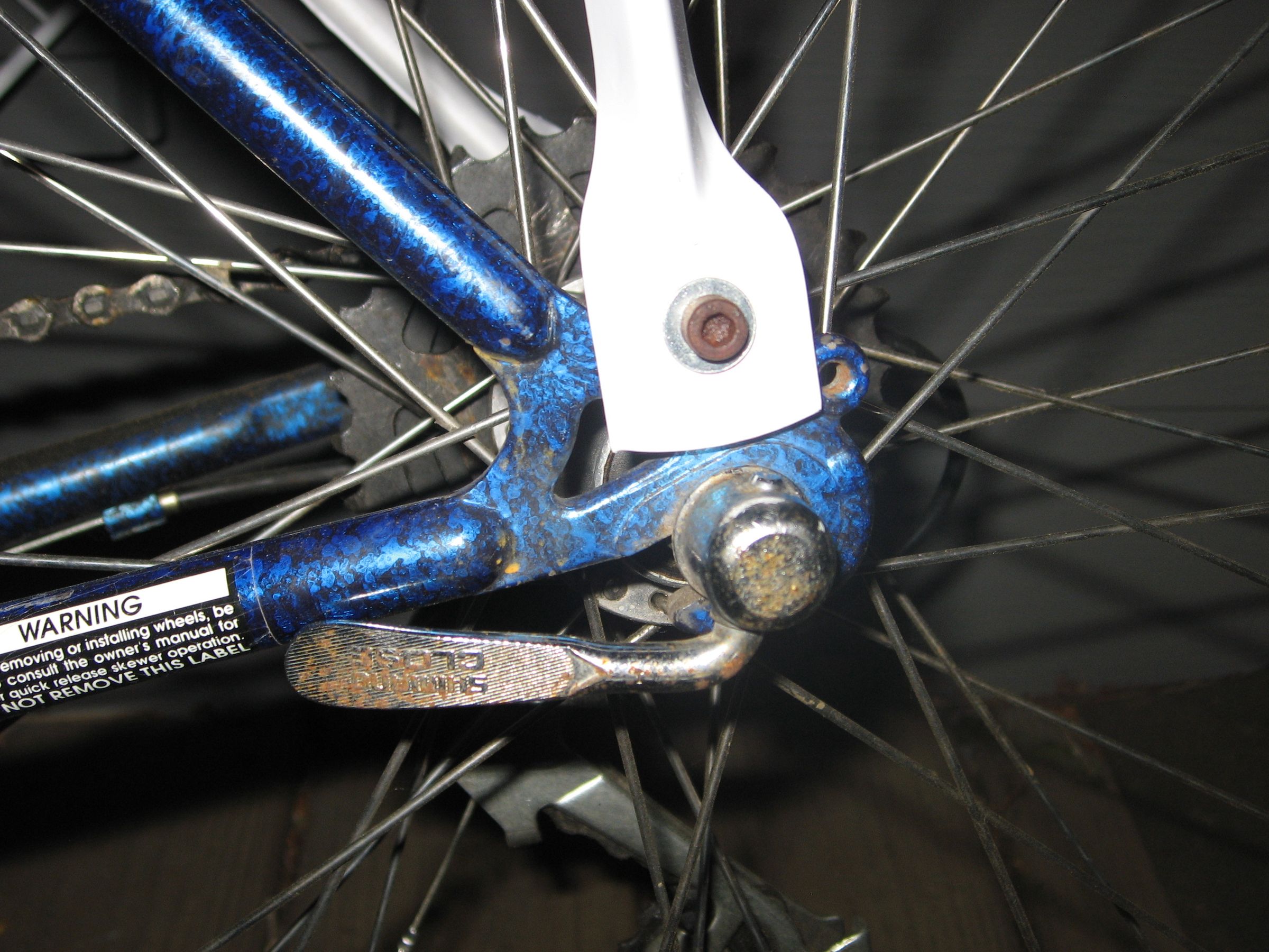 Make a Rear Bike Rack From Scavenged Kitchen Materials : 5 Steps ...