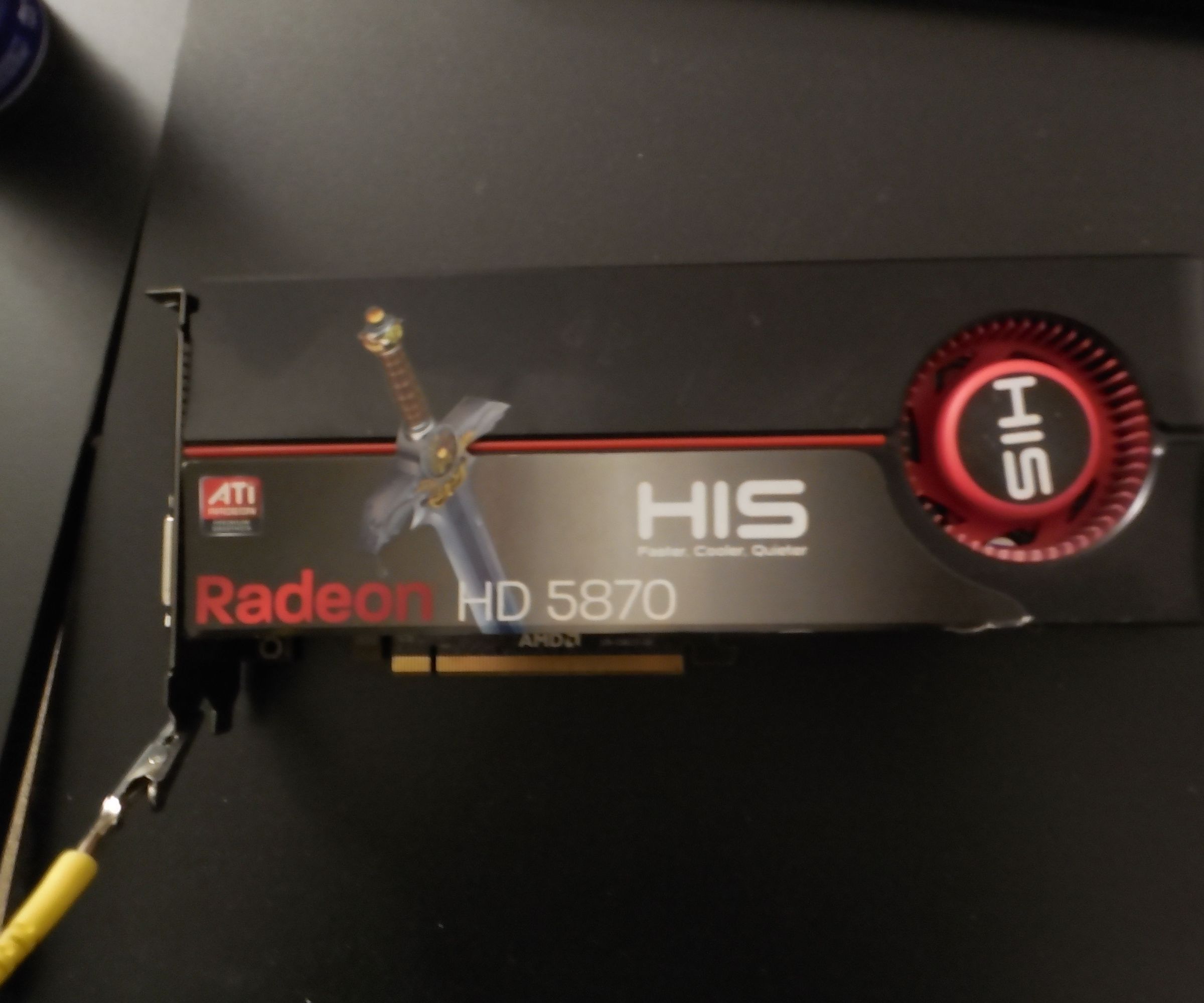 How to fix a noisy fan on a ATI Radeon HD 5870 video card 
