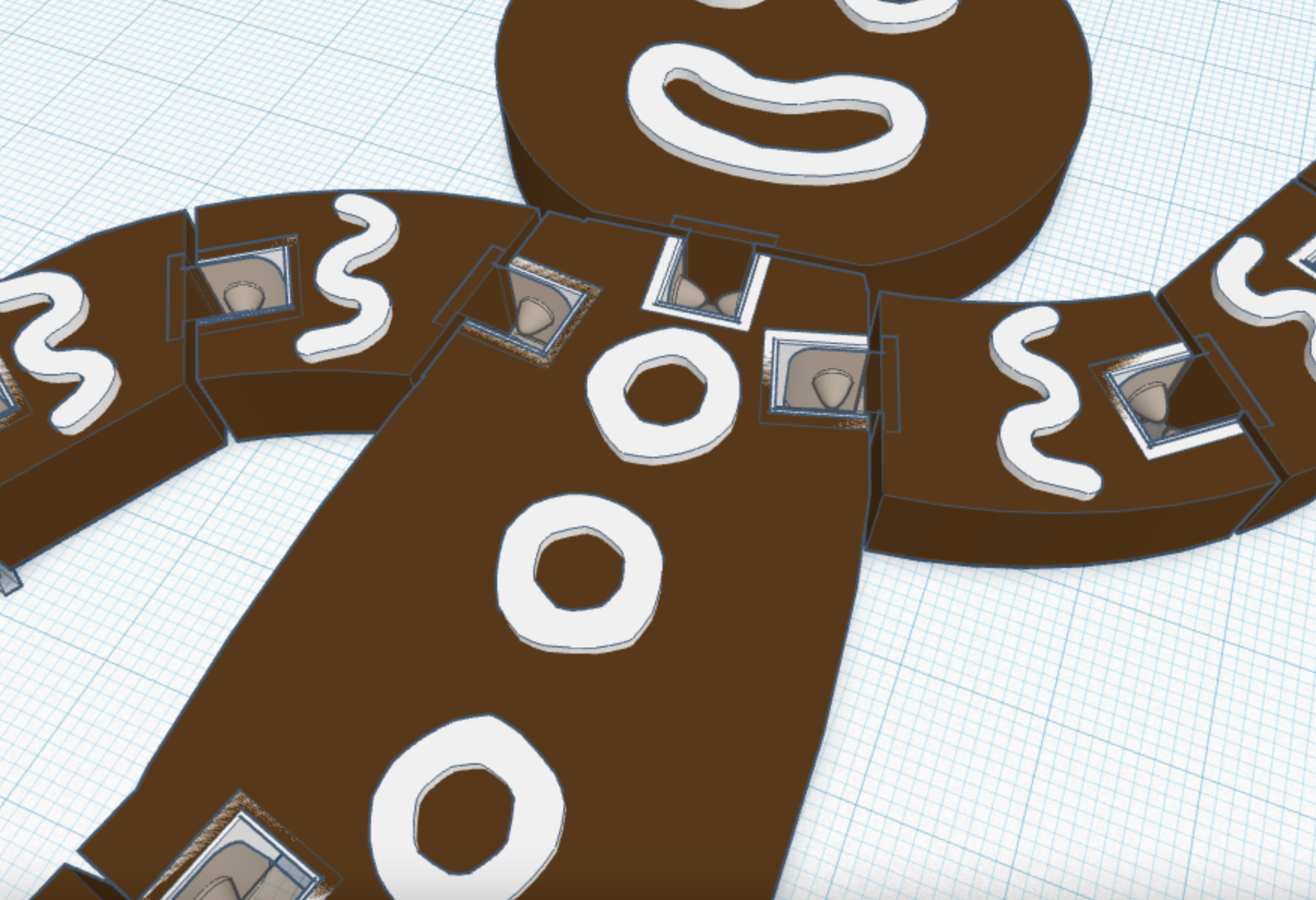 Articulated Gingerbread Man + Articulated Joint 8 Steps (with