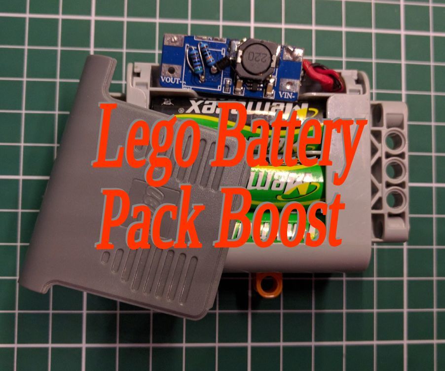 Lego Battery Pack Boost 4 Steps Instructables