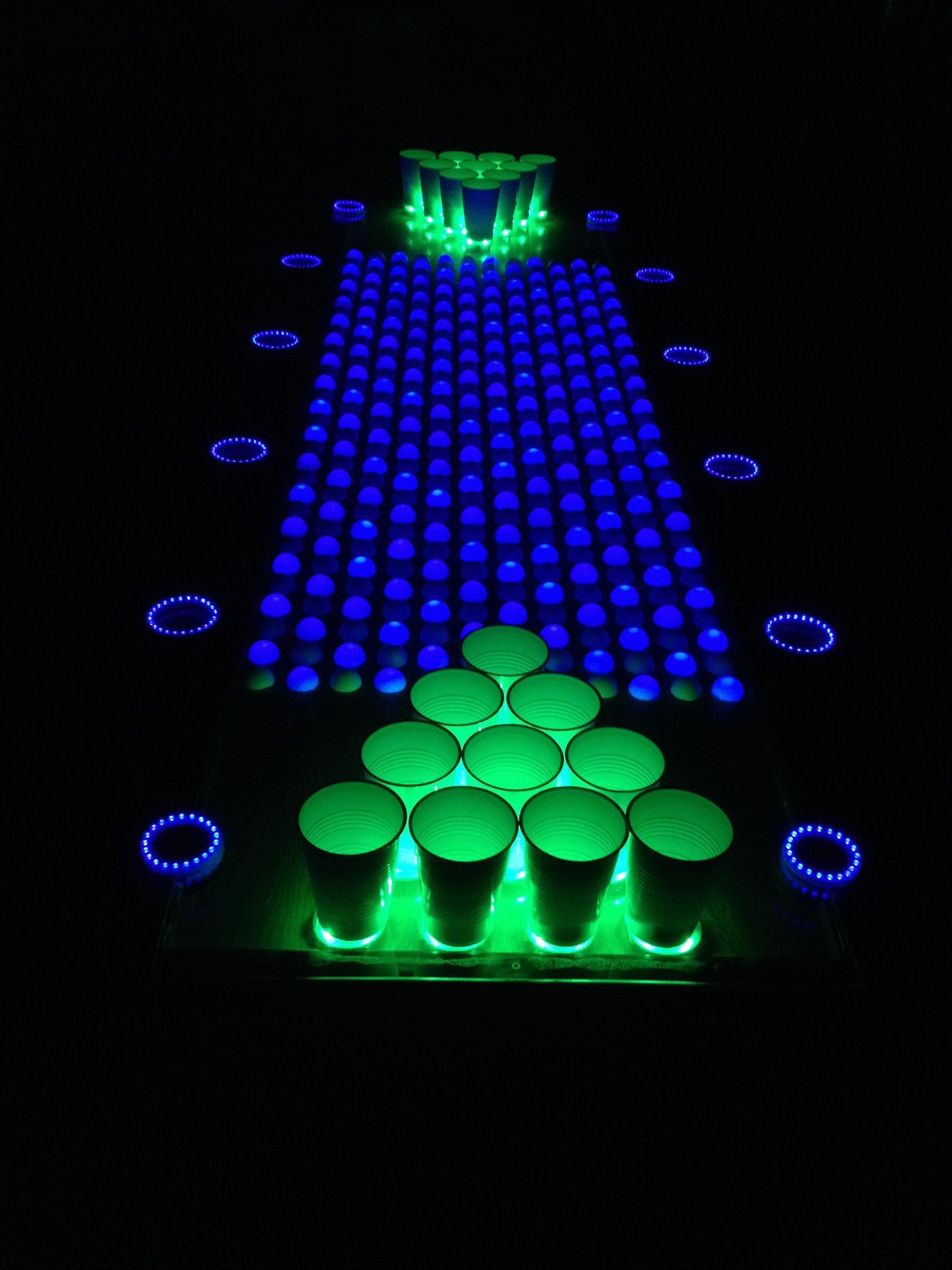 Interactive LED Beer Pong Table 88 Steps (with Pictures) Instructables