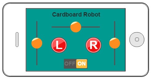 Arduino Cardboard Robot Is Controlled From Smartphone Via Bluetooth : 5 ...