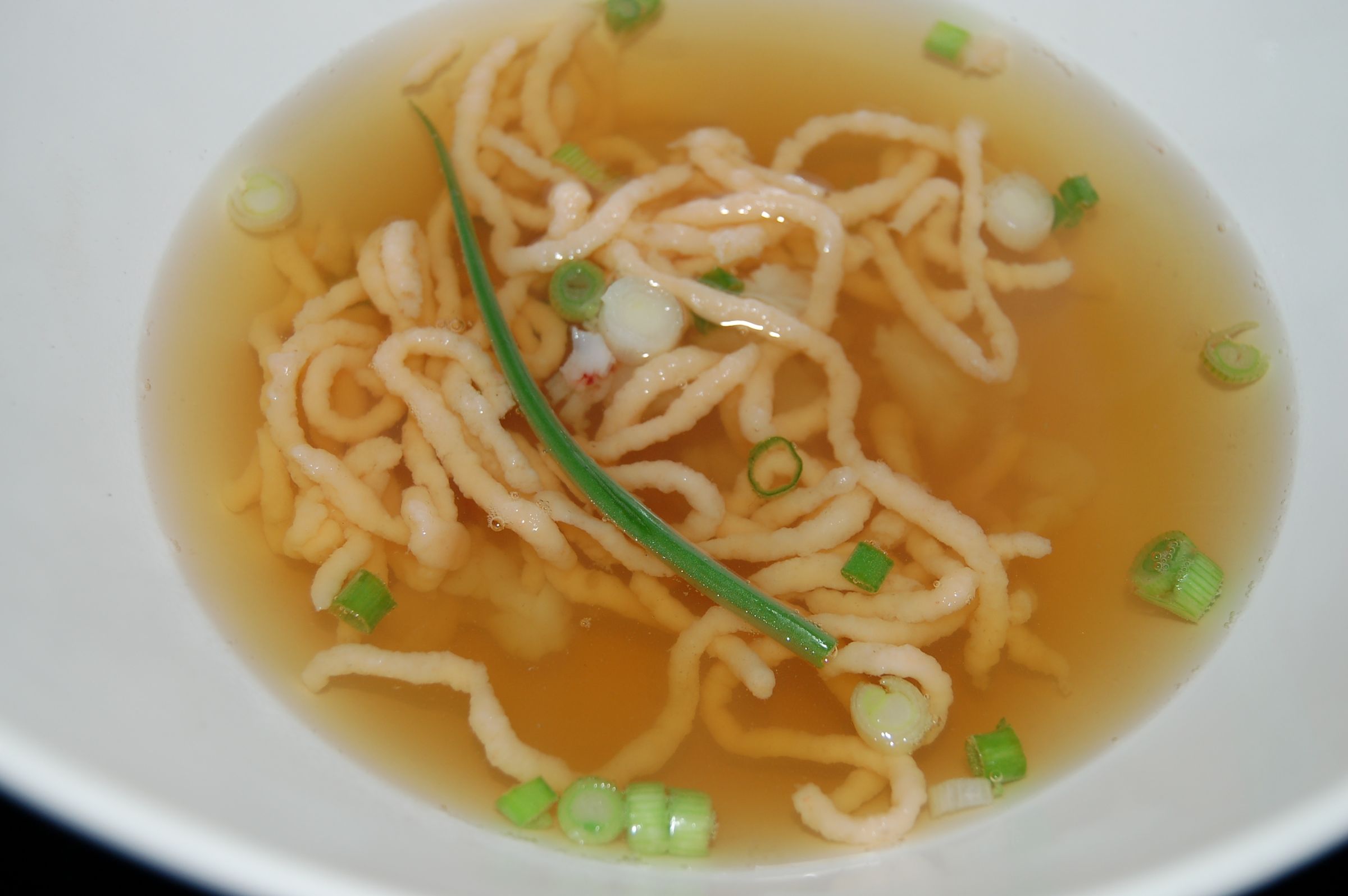 Lobster Consomme With Lobster Mousse Noodles 5 Steps Instructables