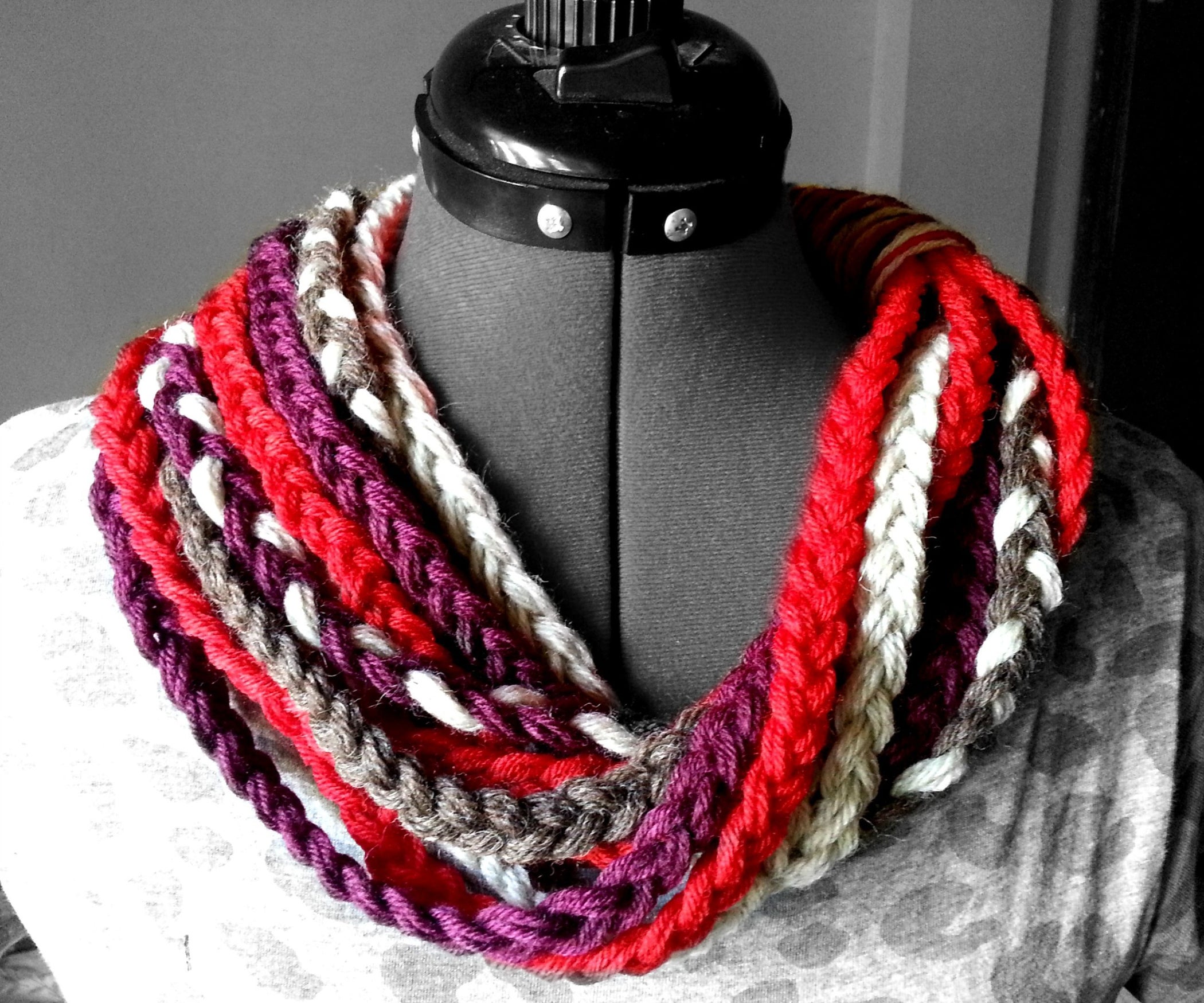 DIY Easy Braided Yarn Cowl 6 Steps (with Pictures) Instructables