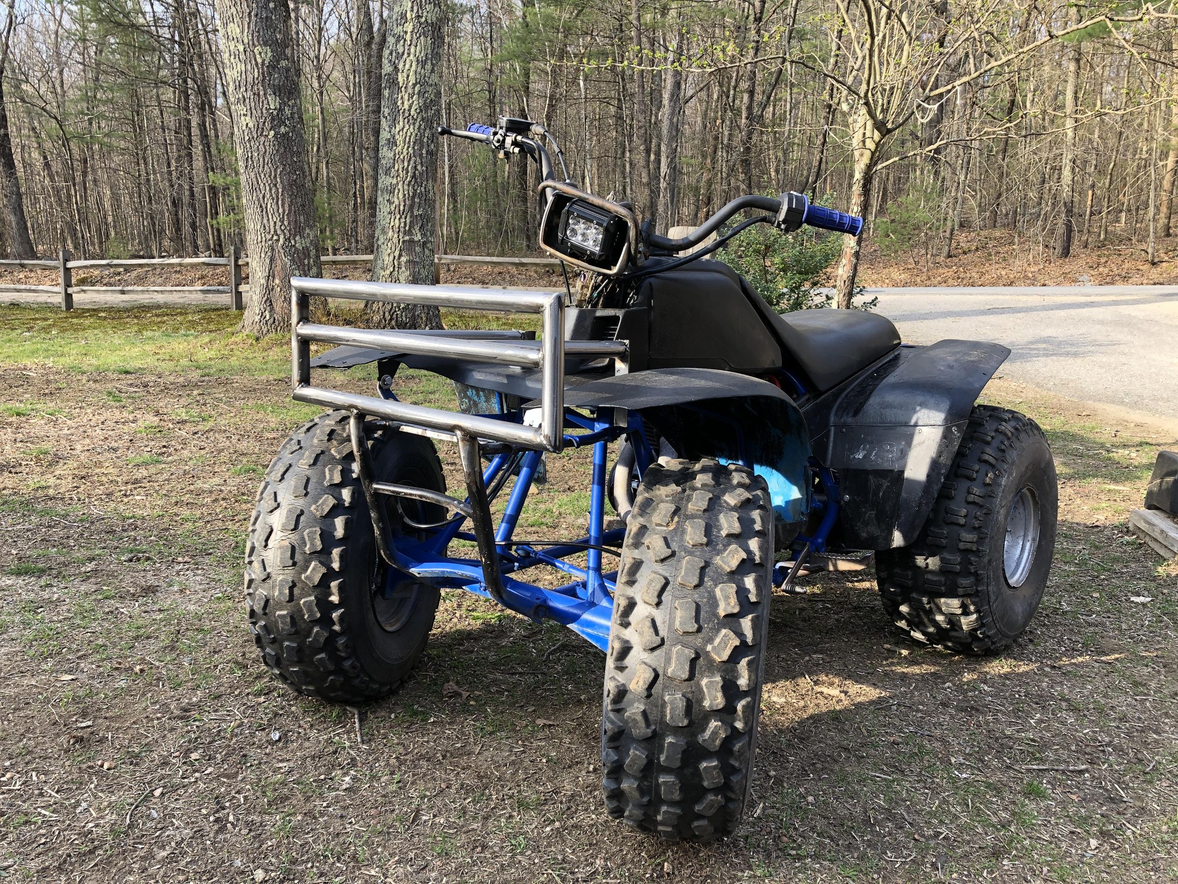 A 400 Quad Rebuilding a 240 1985 Yamaha Moto 4 Four Wheeler on the