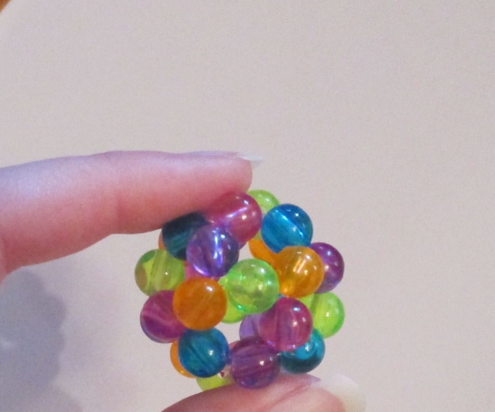 3d beaded rainbow ball!! DIY Project DIY Project Image