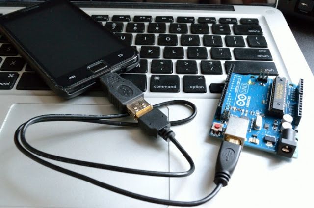 arduino android usb serial communication with otg cable 11 steps instructables