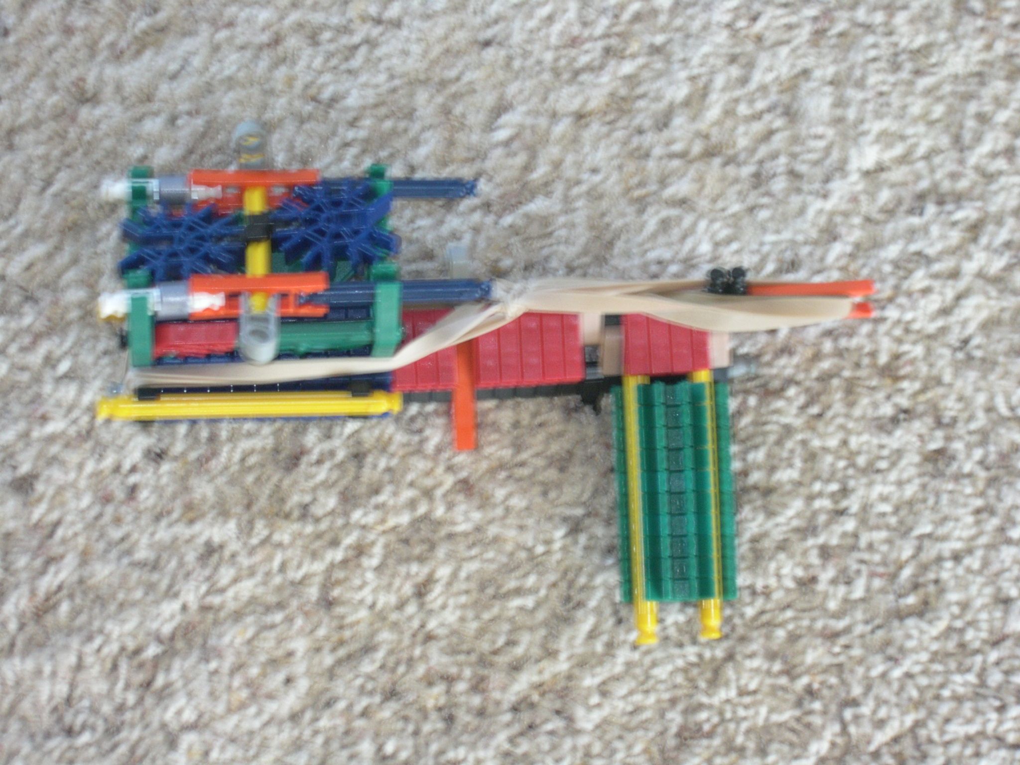 DIY guide for Knex Semi-auto with *NEW* magazine system with step-by-step instructions