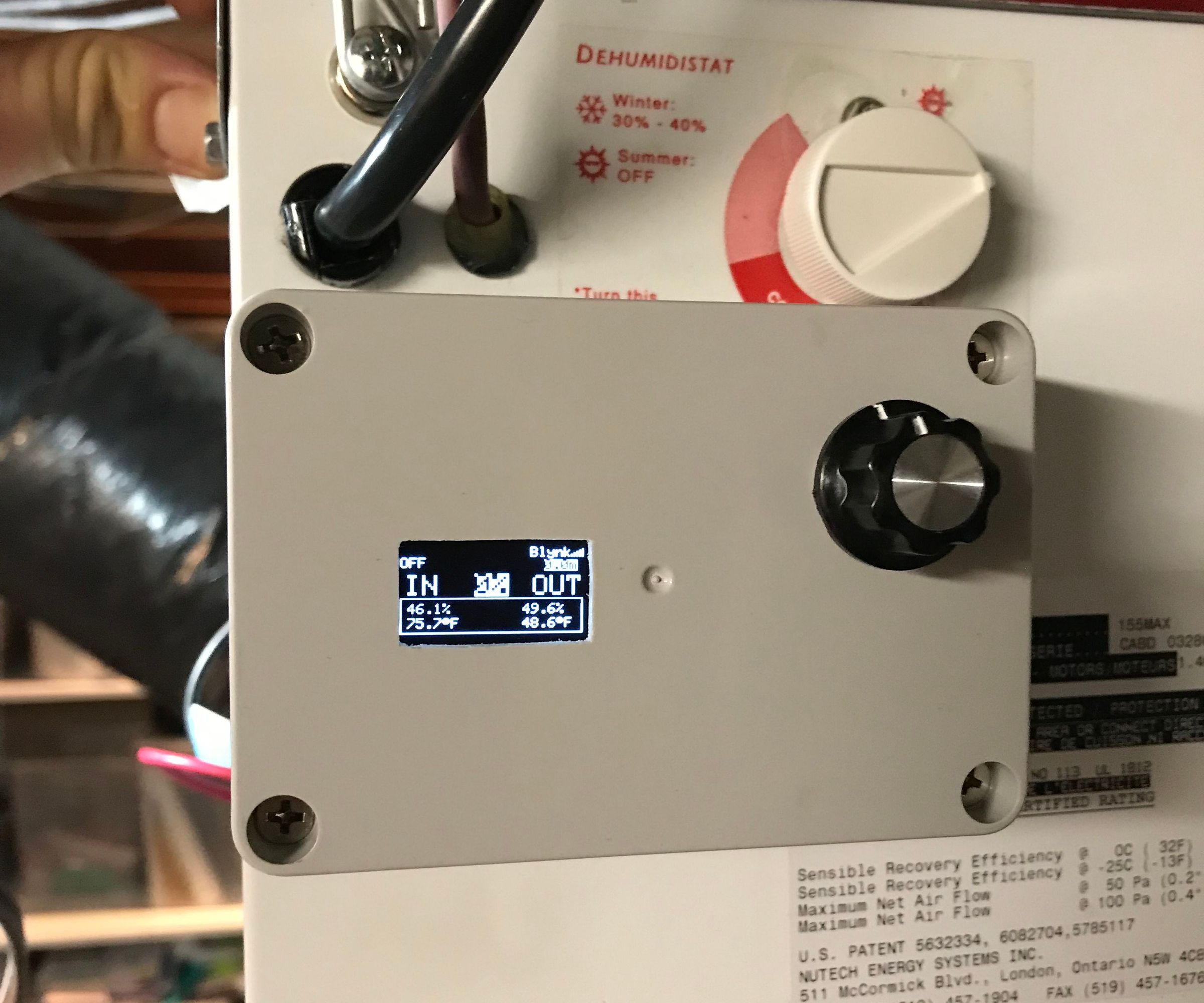 Hrv Home Air Exchanger Arduino Controller With Air Economizer 7 Steps With Pictures Instructables