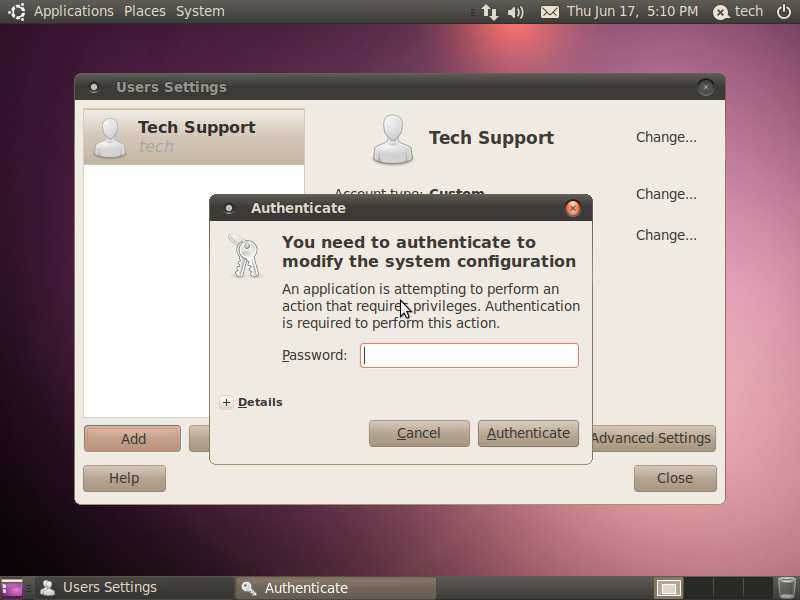 Create a Basic User