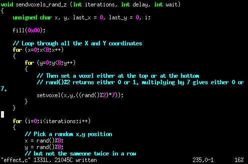 Software: Effect 3, Sendvoxels Random Z