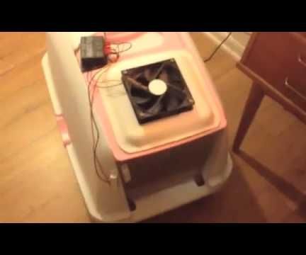 cat litter ventilation system