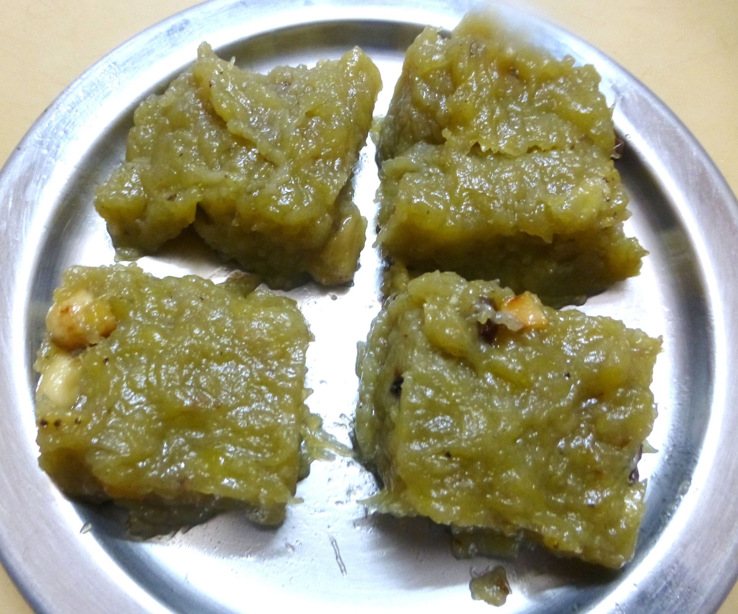 Banana Halwa : a Sweet Dish Made From Over Ripe Bananas