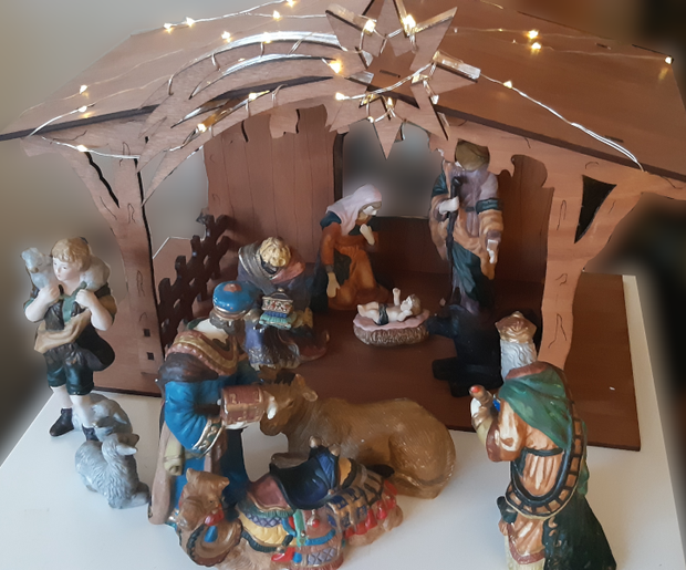 Download Nativity Scene Plywood 4 Steps Instructables