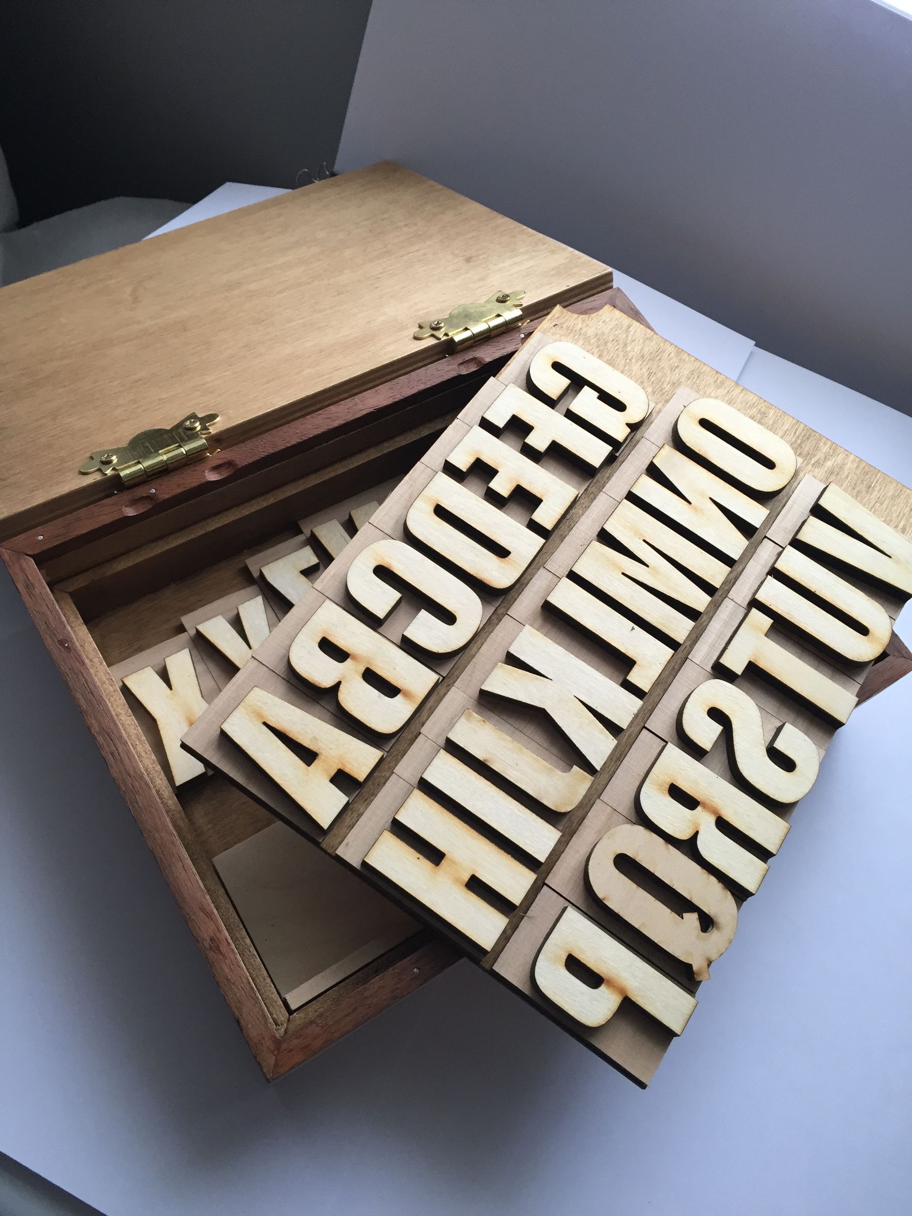 LASER CUT LETTERPRESS TYPE 6 Steps (with Pictures) Instructables