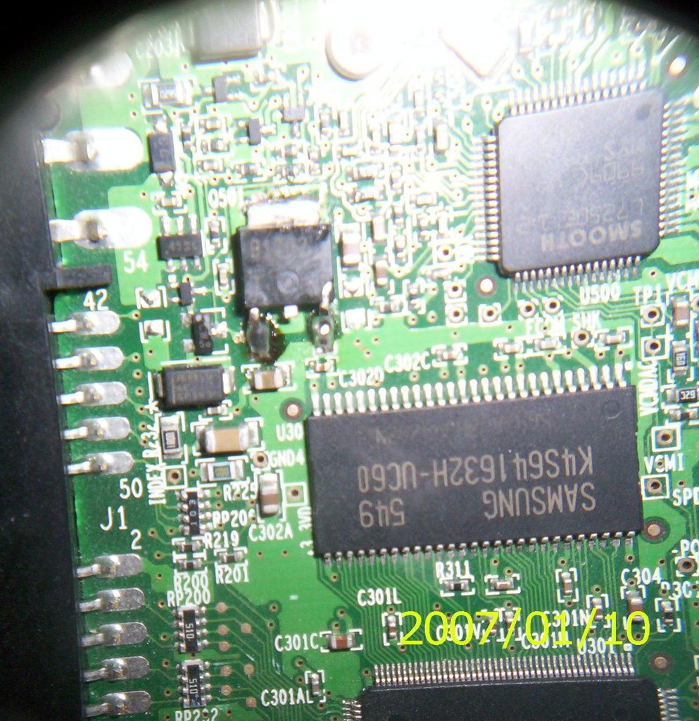 Dead Hard Drive Repair & Data Recovery Attempt - Dying Psu Burnt Out Pcb Swap (Maxtor 80Gb Ide) - Youtube