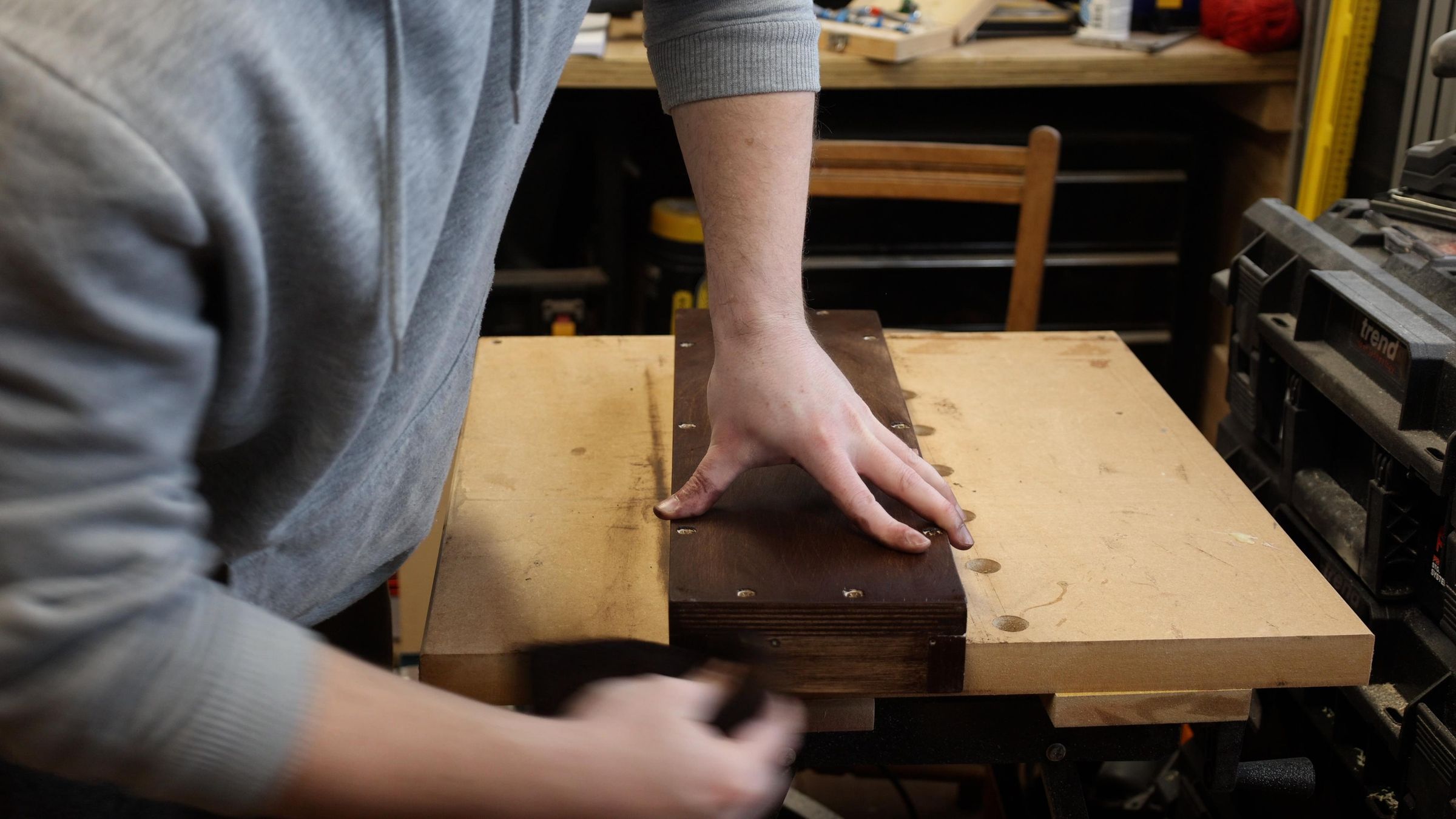 How to Make a Storage Shelf for a Desk DIY Monitor Stand 6 Steps
