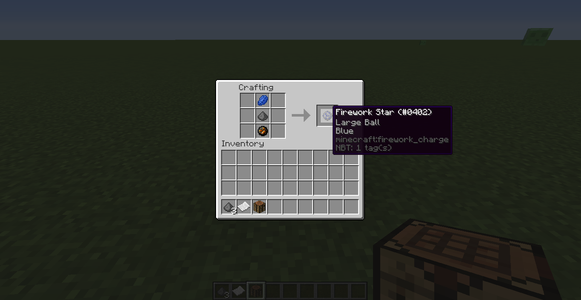 photo Firework Star Crafting Recipe Minecraft minecraft fireworks 3 steps