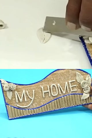 How To Make An Easy Diy Handmade Nameplate From Cardboard 9 Steps Instructables How To Make An Easy Diy Handmade Nameplate From Cardboard 9 Steps Instructables