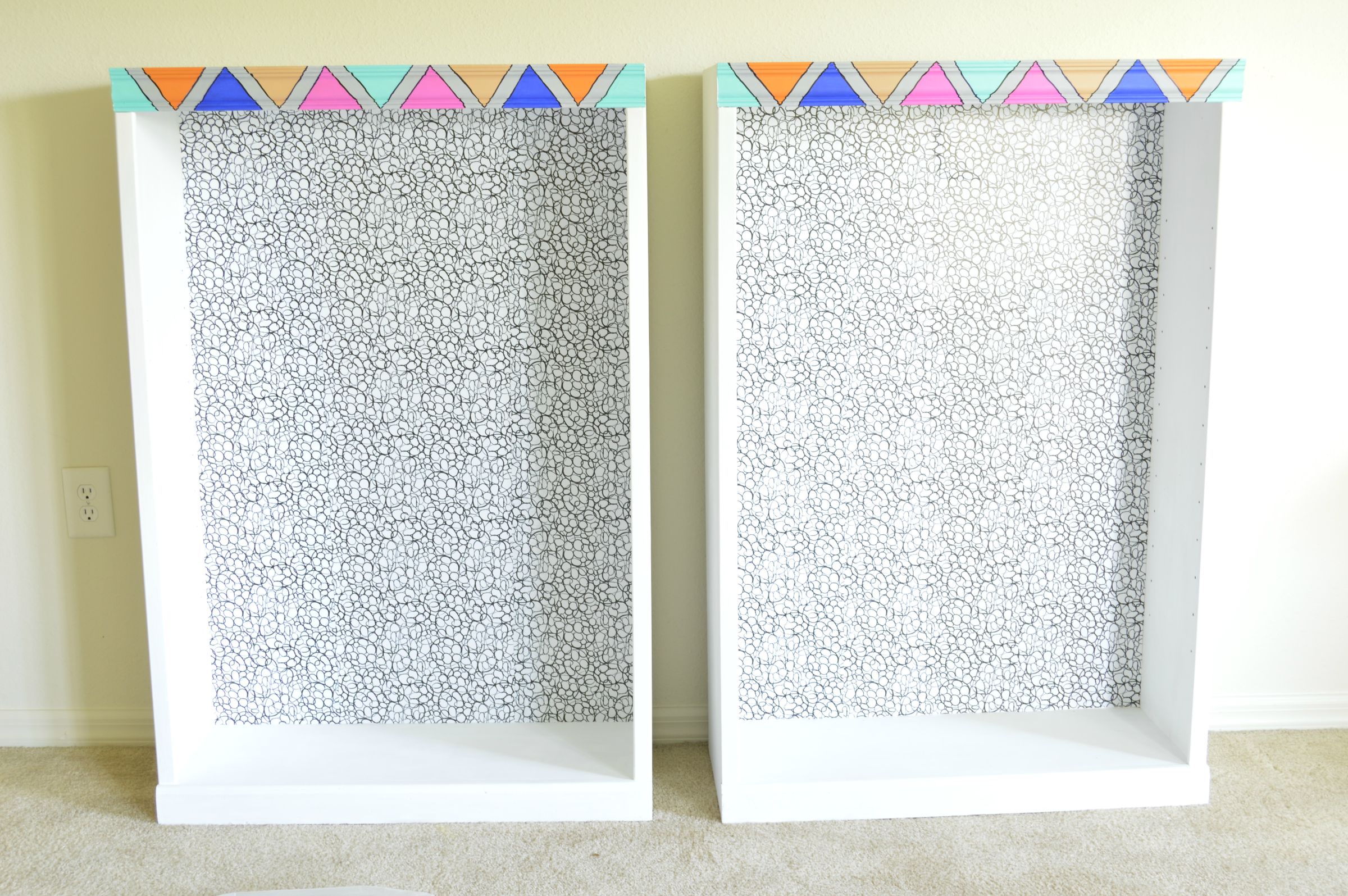 How to Add Curtains to Bookshelf Bookshelf Makeover 9 Steps (with