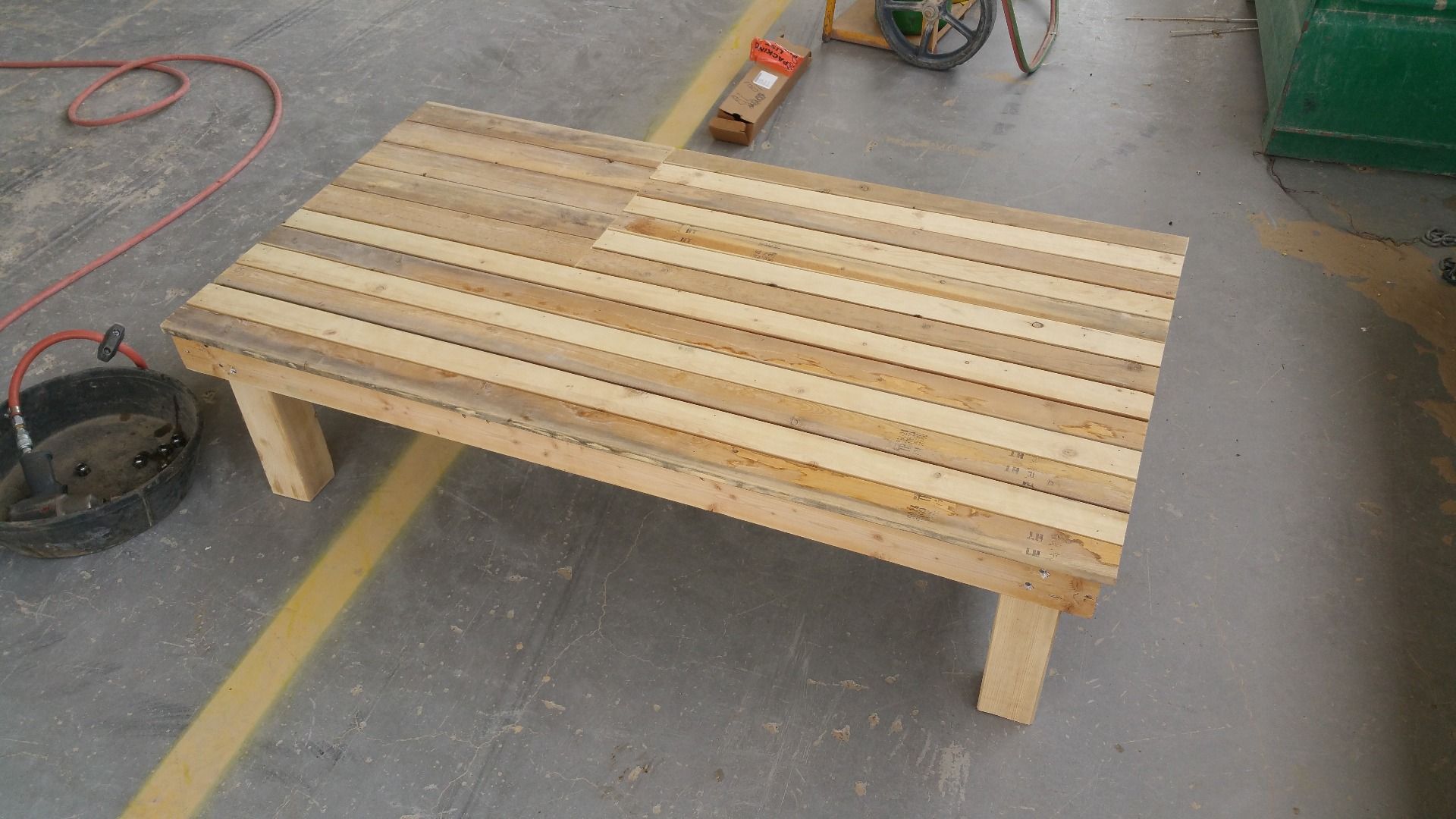American Flag Coffee Table Pallet Furniture 9 Steps With Pictures Instructables