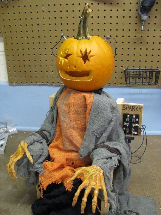 The Electric Chair Pumpkin 6 Steps Instructables
