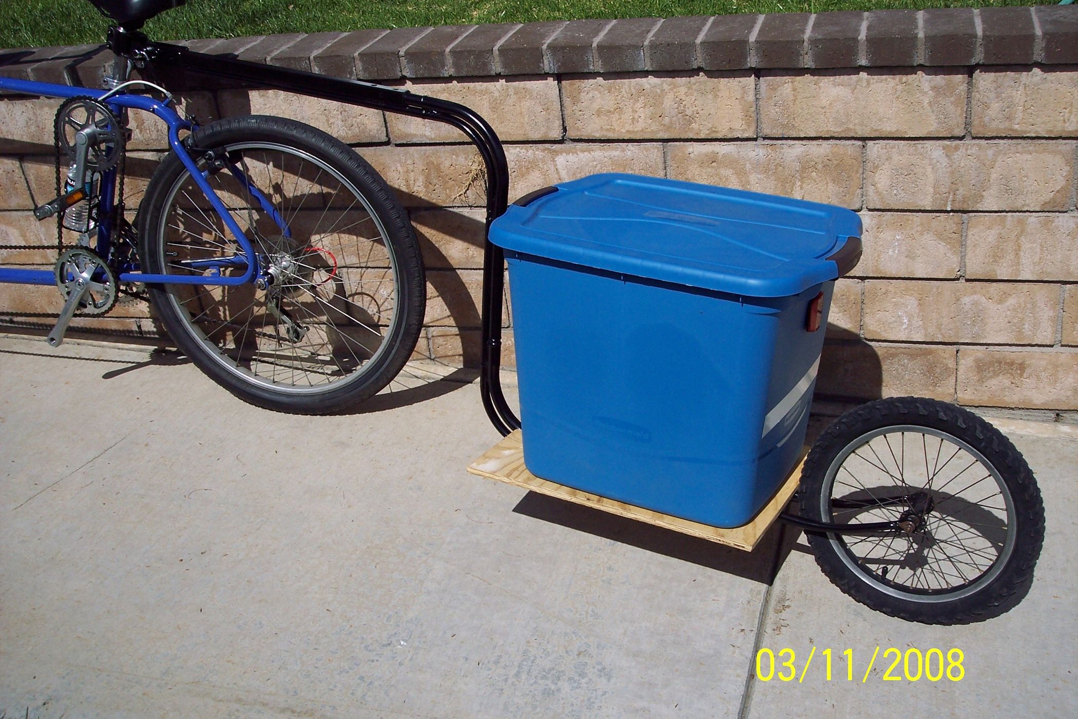 Fast Handling Bike Trailer 4 Steps Instructables